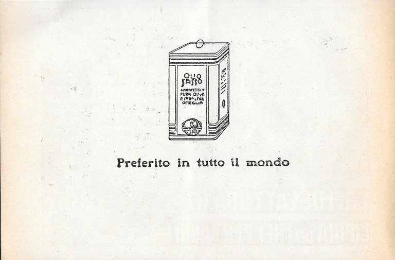 Crema Lattuga 117 / Olio Sasso. Advertising 1936 | Immagine Gallery 2