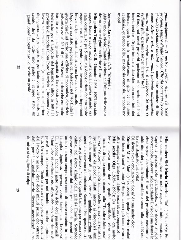 Cronache Matuziane e non. Racconti e piccoli aneddoti liguri veri …