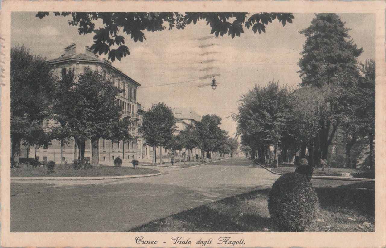 Cuneo. Viale degli Angeli. viaggiata 1925 | Immagine principale