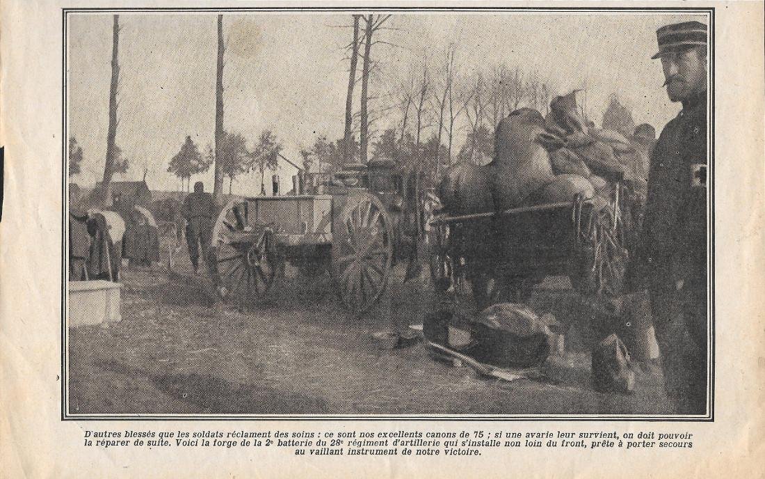 D'autres blessés que les soldats réclament des soins. Stampa 1915 | Immagine principale