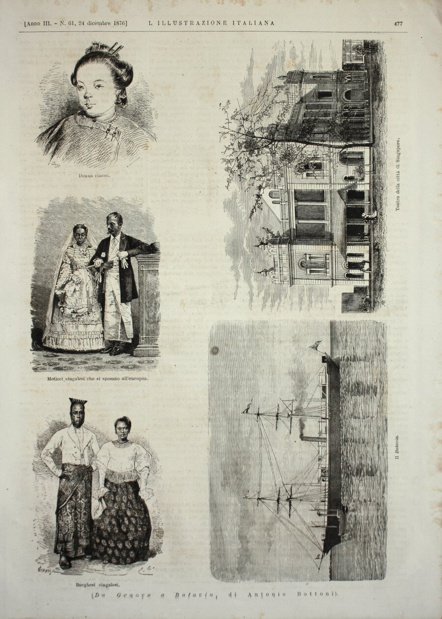 Da Genova a Batavia. Stampa 1876 | Immagine principale