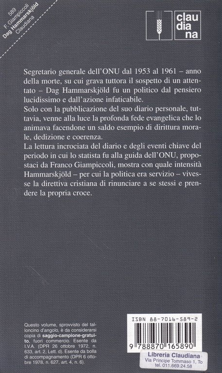 Dag Hammarskjöld. Un credente alla guida dell'ONU | Immagine Gallery 2