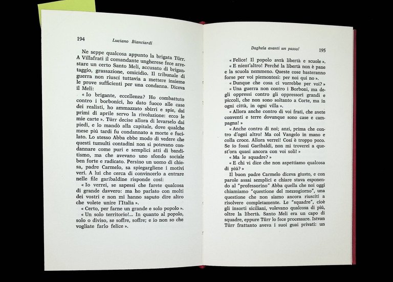Daghela Avanti Un Passo Libro Bianciardi Bietti 1969 Risorgimento Rilegato