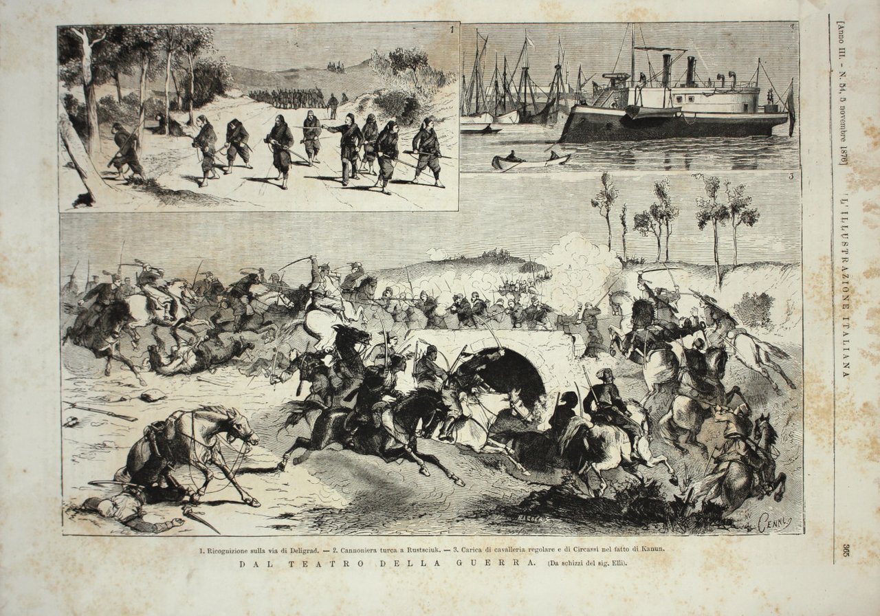 Dal teatro della guerra d'Oriente. Stampa 1876 | Immagine principale