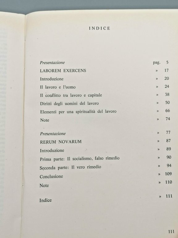 Dalla Rerum Novarum alla Laborem Exercens Testo integrale Enciclica Innocenti