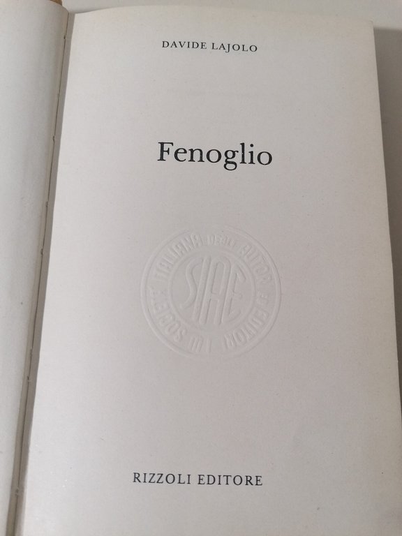 Davide Lajolo Fenoglio Un Guerriero di Cromwell Biografia 1 Edizione …