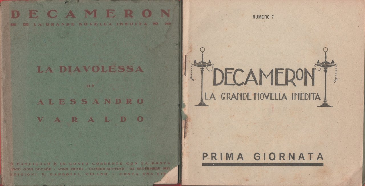 Decameron. La grande novella inedita. La Diavolessa. Numero 7 | Immagine principale