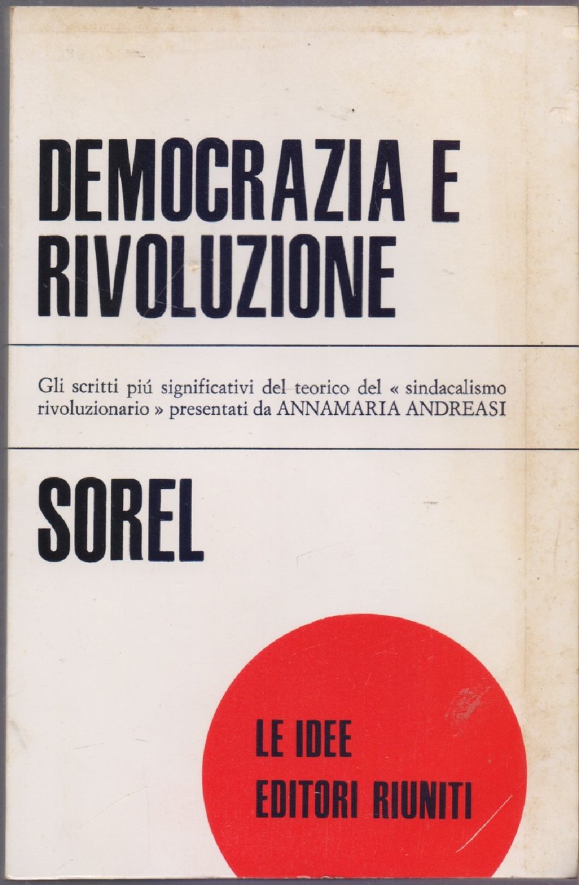 Democrazia e Rivoluzione - Georges Sorel | Immagine principale