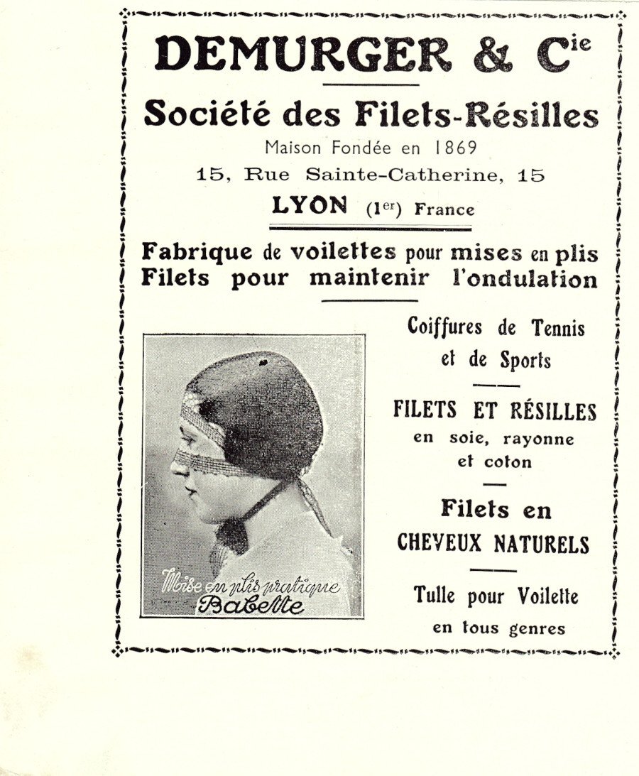 Demurger &amp; C.ie. Societè des Filets-Resiles. Advertising 1940 | Immagine principale