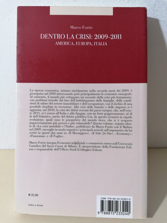 Dentro La Crisi 2009 2011 America Europa Italia Libro Fortis …