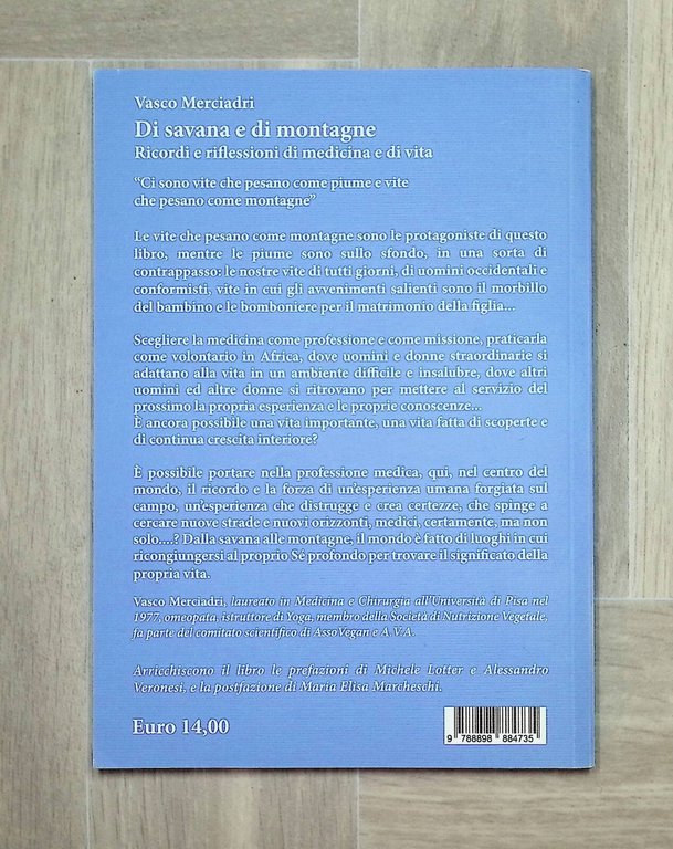 Di Savana e di Montagne Libro Merciadri Ricordi di Medicina …