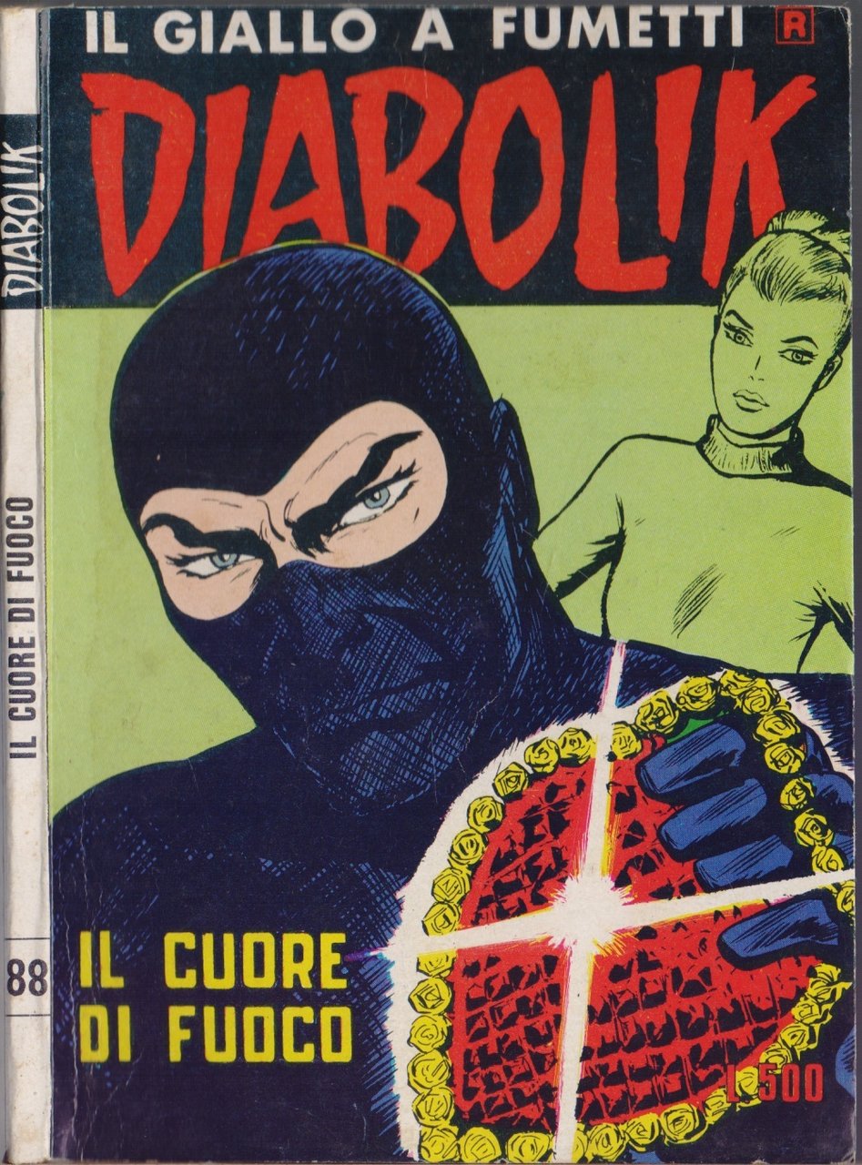 Diabolik - Il cuore di fuoco . Ristampa nr. 88- … | Immagine principale