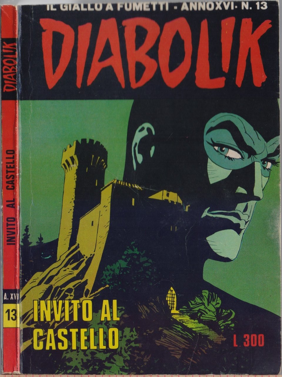 Diabolik Invito al castello - Anno XVI Nr. 13 | Immagine principale