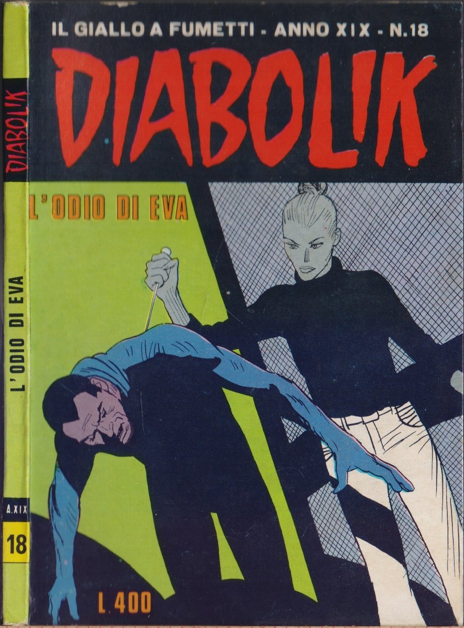 Diabolik L'odio di Eva - Anno XIX Nr. 18 | Immagine principale