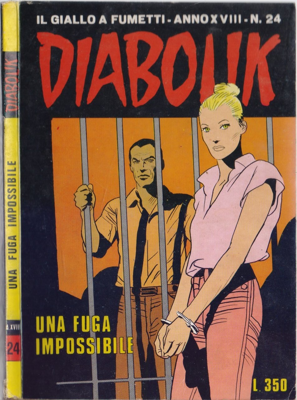 Diabolik Una fuga impossibilie - Anno XVIII Nr. 24 | Immagine principale