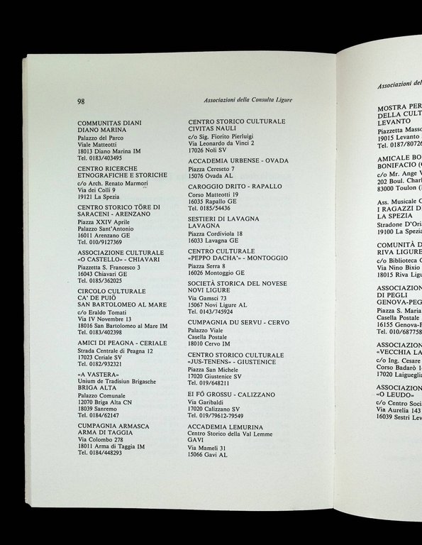 Dialetto Lingua Viva Libro Convegno Consulta Ligure Dialetti Liguria Genova …