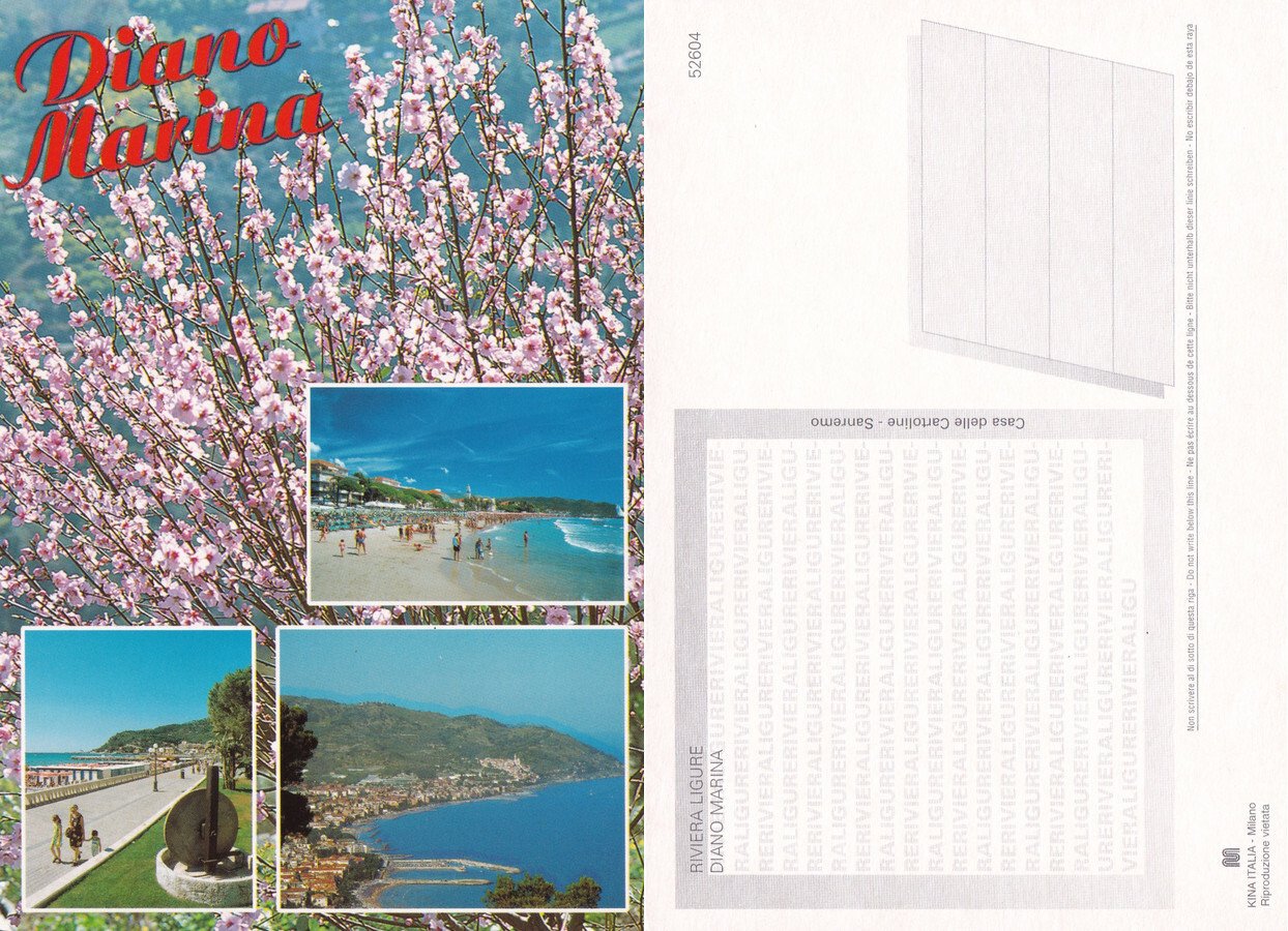 Diano Marina (IM). Fiori di pesco. Non viaggiata | Immagine principale