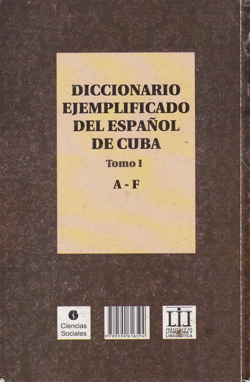 Diccionario Ejemplificado del Espanol De Cuba. Dizionario esemplificato dello spagnolo … | Immagine Gallery 3