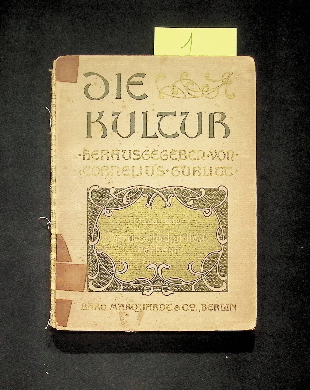 Die Kultur Libro Oscar Bie Cornelius Gurlitt Libro Antico in …