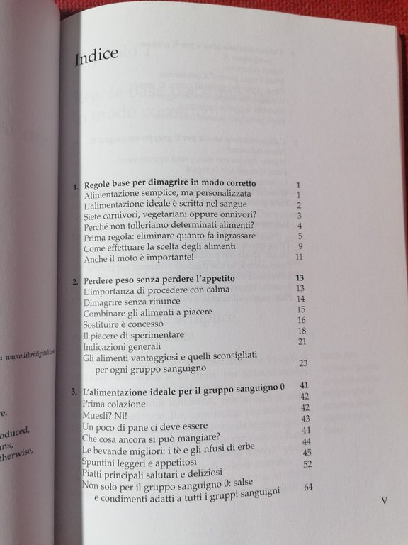 Dimagrire con la Dieta secondo il Gruppo Sanguigno Libro Anita …