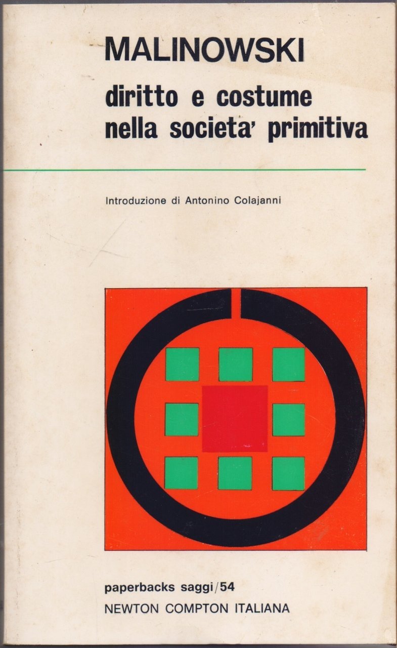 Diritto e costune nella società primitiva - Bronislaw Malinowski | Immagine principale