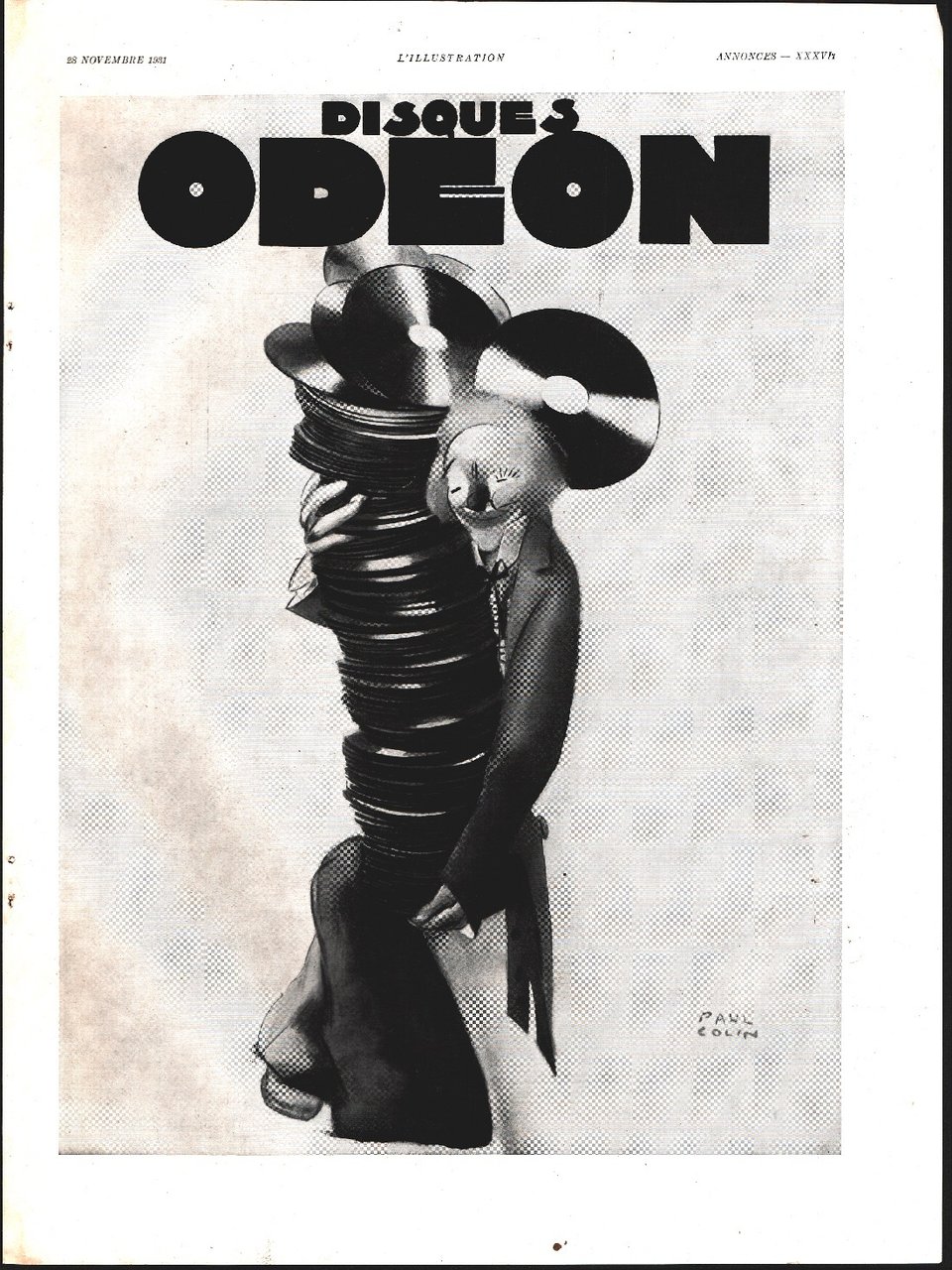 Disques Odeon. Advertising 1932 | Immagine principale