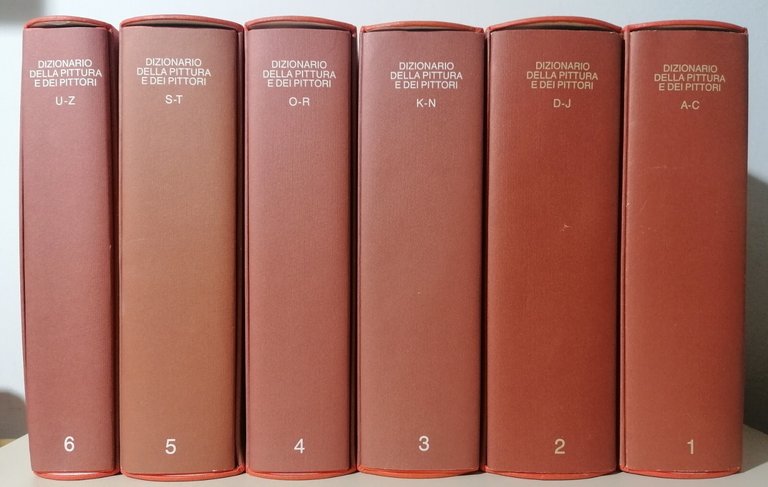 DIzionario Della Pittura e dei Pittori Einaudi 6 Volumi Completo …