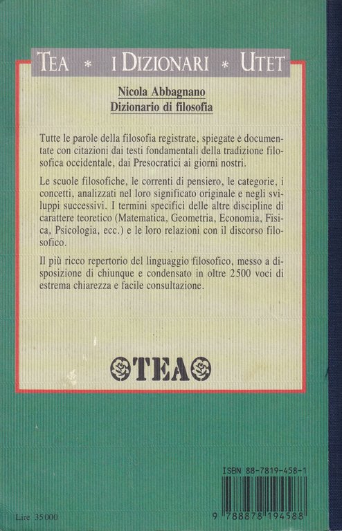 Dizionario di filosofia