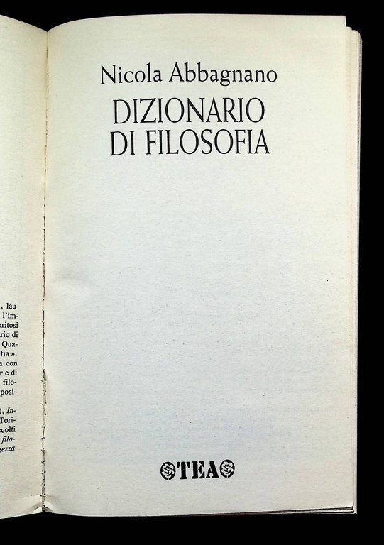 Dizionario di filosofia