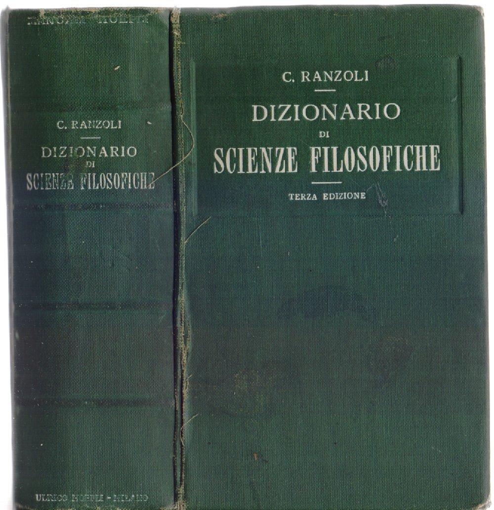 Dizionario di scienze filosofiche - Cesare Ranzoli | Immagine principale