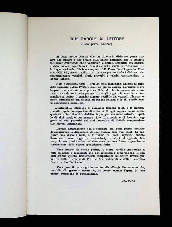 Dizionario Dialettale Sanremasco-Italiano | Immagine Gallery 3