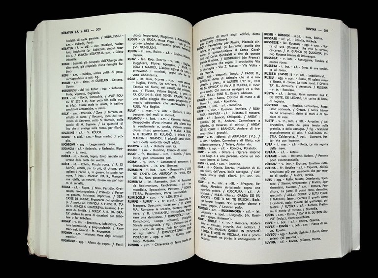 Dizionario Dialettale Sanremasco Italiano Pio Carli 9000 Vocaboli Proverbi 2003