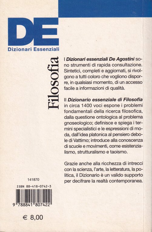 Dizionario essenziale di filosofia