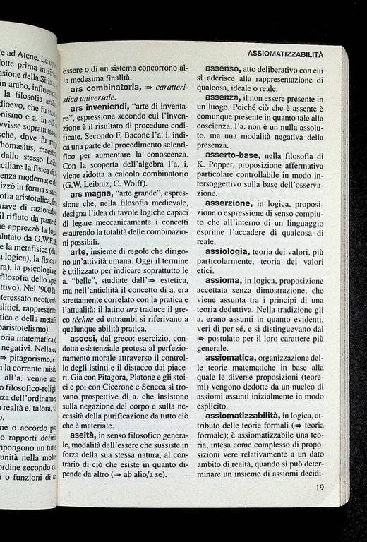 Dizionario essenziale di filosofia