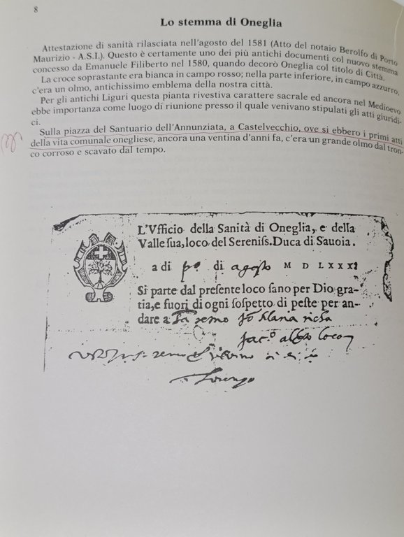 Documenti di vita onegliese (1800-1923)