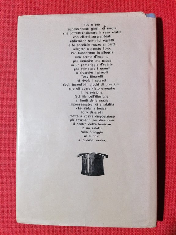 Dopocena Col Mago Libro Tony Binarelli Campi 1973 magia giochi …