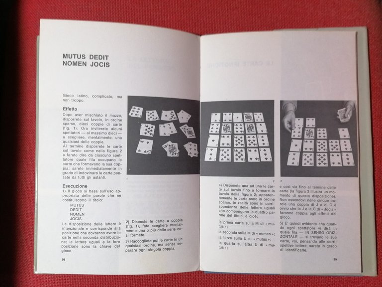 Dopocena Col Mago Libro Tony Binarelli Campi 1973 magia giochi …