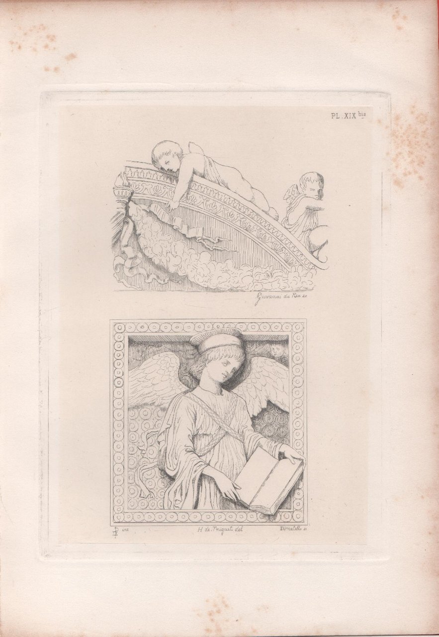 Drawings of Giovanni da Pisa's Work and Donatello. Engraving 1868 | Immagine principale