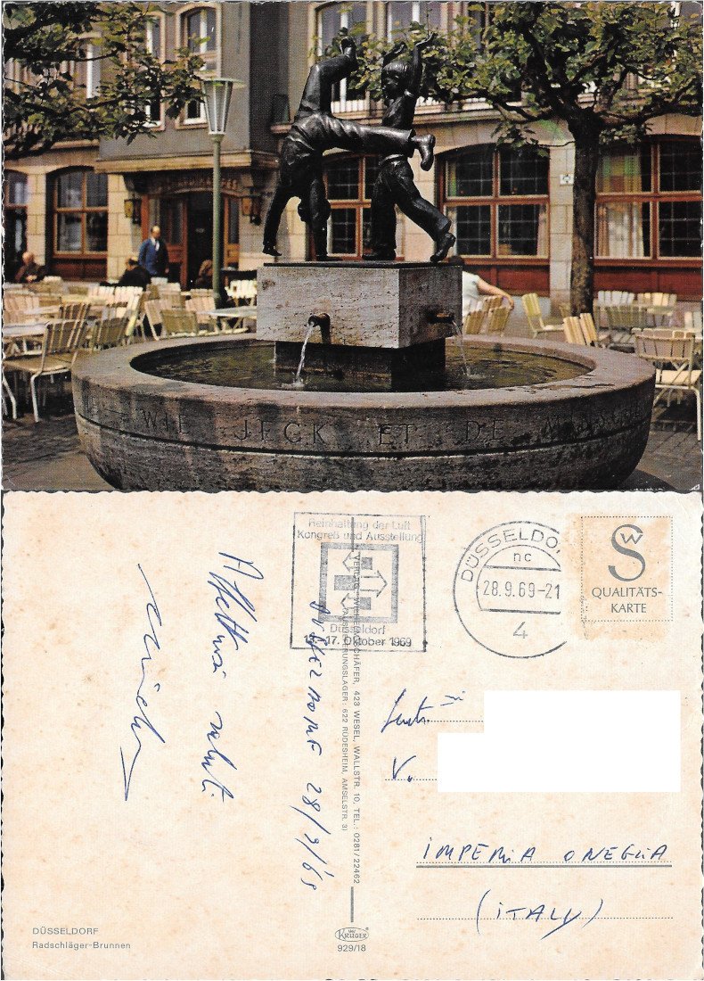 Dusseldorf - Viaggiata 1969 | Immagine principale