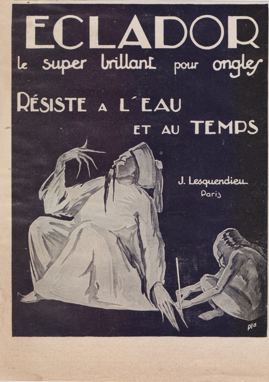 Eclador le super brillant por ongles. Advertising 1926 | Immagine principale