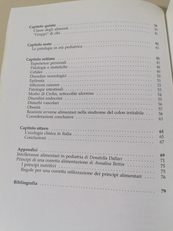 Ecologia Clinica E Intolleranze Alimentari Libro Mandatori Rizzo 2^ Edizione