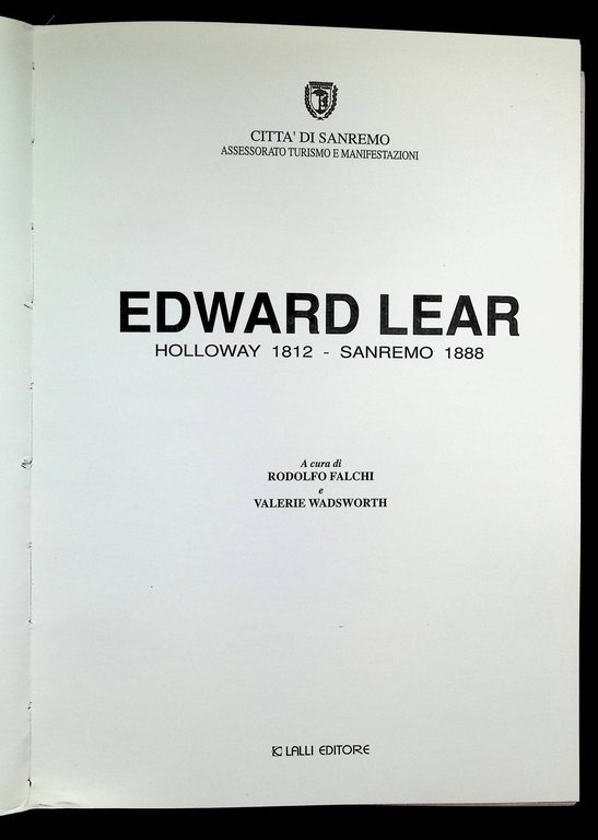 Edward Lear - Holloway 1812 - Sanremo 1888 | Immagine Gallery 9