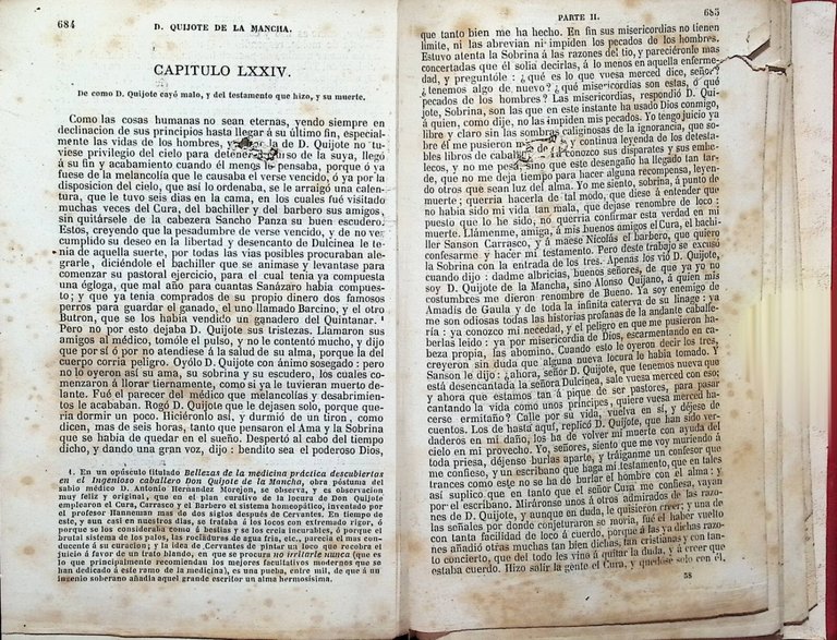 El Ingenioso Hidalgo Don Quijote de la Mancha Libro Antico …