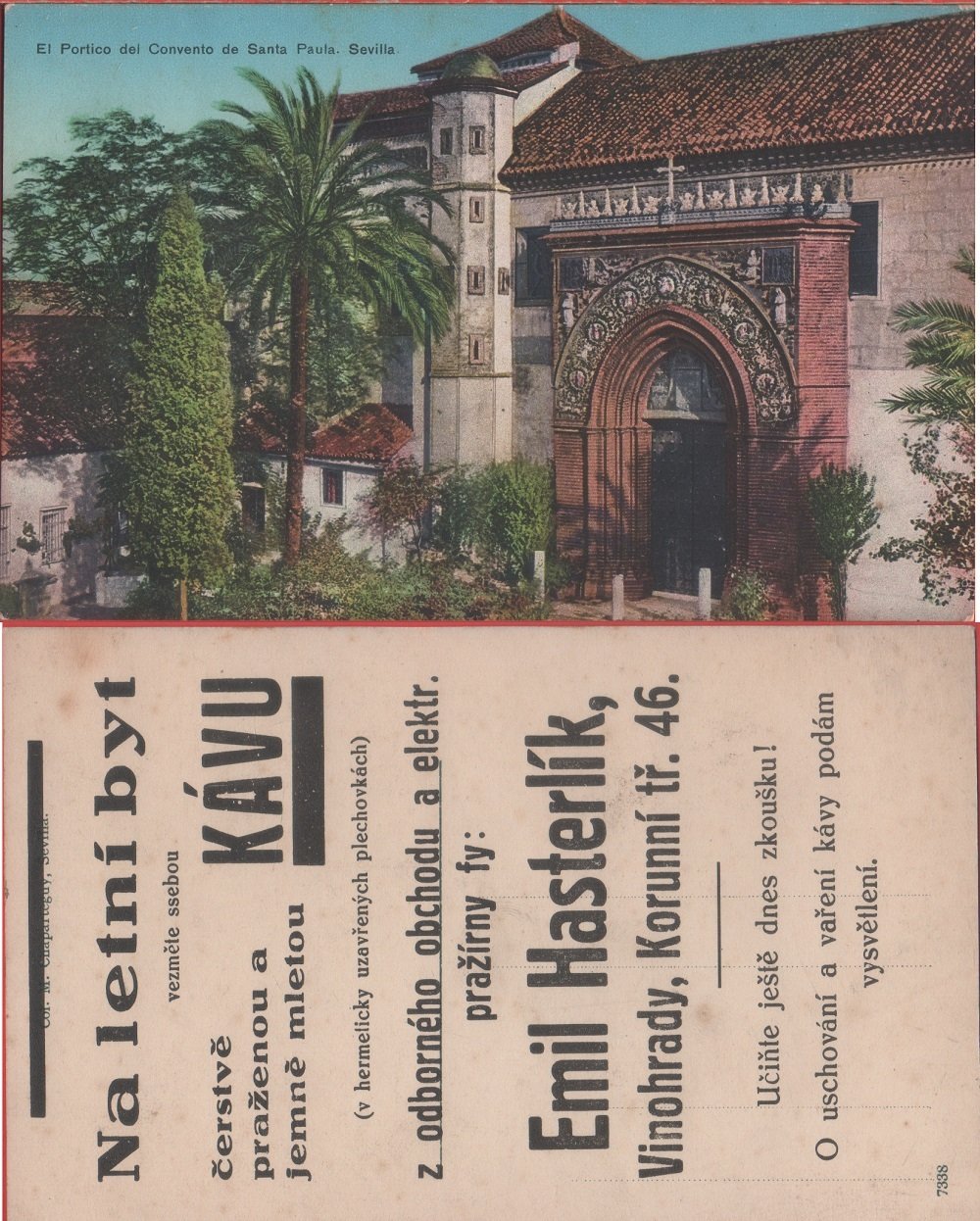 El Portico del convento de Santa Paula. Sevilla.Non viaggiata.Pubblicita polacca | Immagine principale