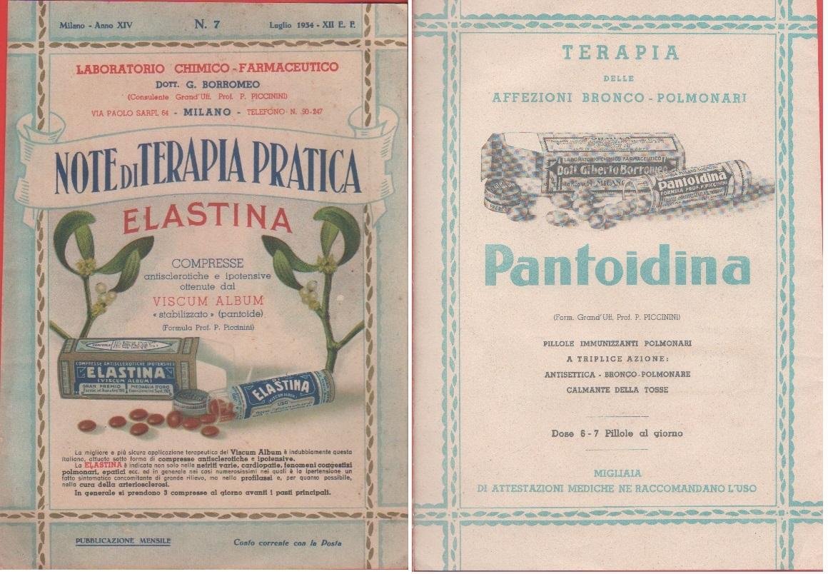 Elastina / Pantoidina. Pubblicità 1934 | Immagine principale