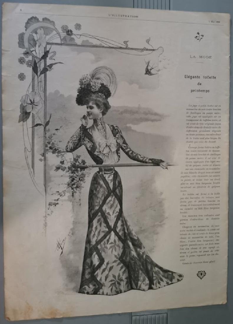 Elégante toilette de printemps. Stampa 1900 | Immagine principale