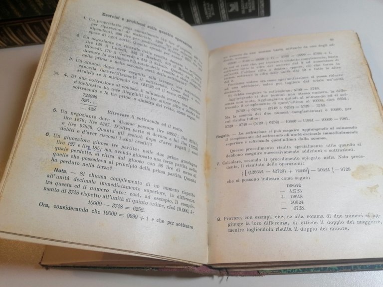 Elementi Di Aritmetica Per Le Scuole Medie Inferiori Libro Umberto …