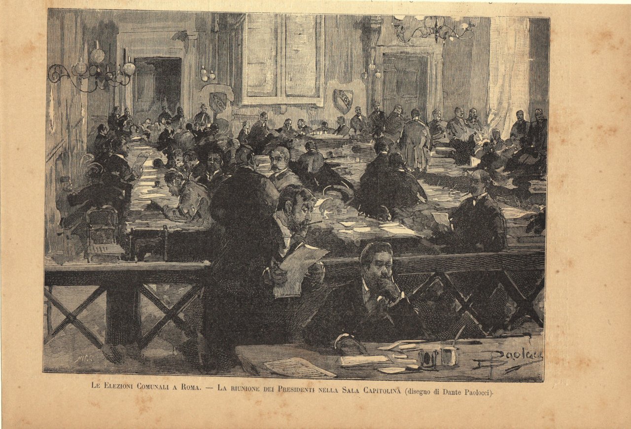 Elezioni a Roma. Riunione dei presidenti della sala Capitolina. Immagine … | Immagine principale