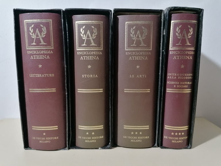 Enciclopedia Athena De Vecchi 4 Volumi Le Arti Storia Letterature …