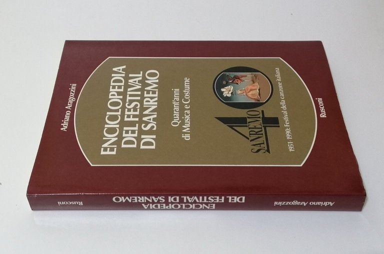 Enciclopedia Del Festival Di Sanremo Libro Aragozzini Rusconi Prima Edizione